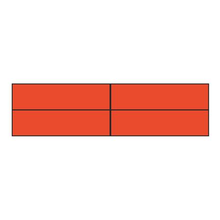 Blank Quad Electrical Marker - EM2