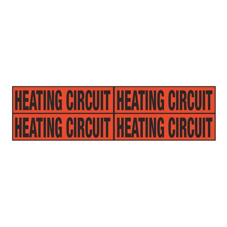 Heating Circuit Quad Electrical Marker - EM2