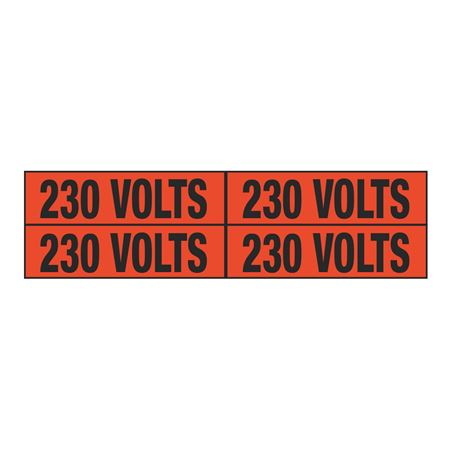 230 Volts Quad Electrical Marker - EM2