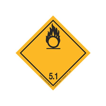 International Wordless Labels - Oxidizer 5.1