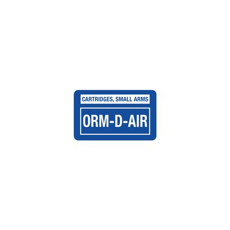 ORM-D Labels-Cartridges, Small Arms-Air-1 3/8" x 2 1/4"