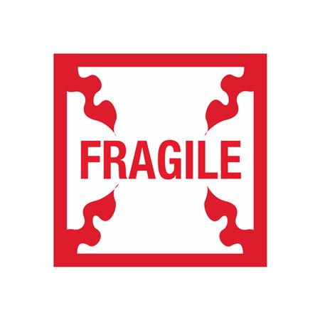 Fragile (Red/White) - Shipping Label