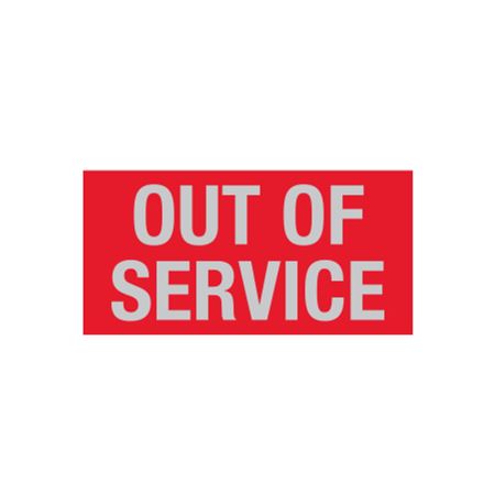 Out of Service - Write-On Decal