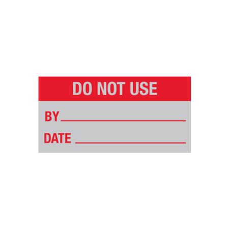 Maintenance Decal - Do Not Use By/Date - 1 x 2