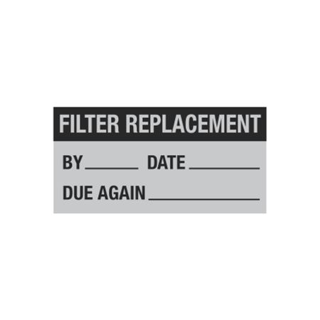 Filter Replacement - Write-On Decal