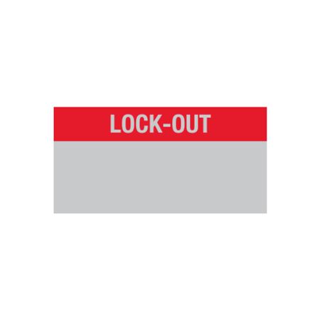 Lock-Out - Write-On Decal