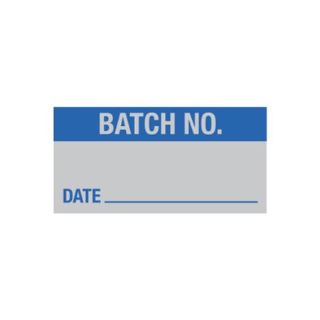 Batch No. -Write-On Decal