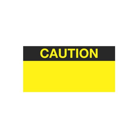 Caution - Misc. Write-On Decal