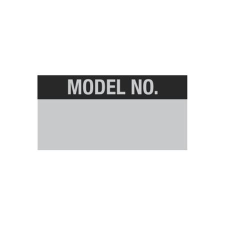 Model No. - Misc. Write-On Decal