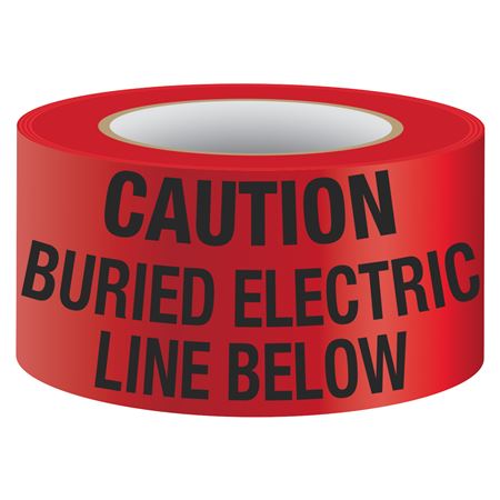 Underground Warning Tape-Detectable-Buried Electric Line