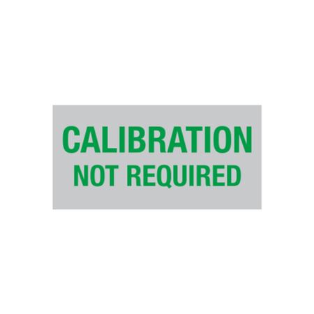 Calibration Not Required - Write-On Decal