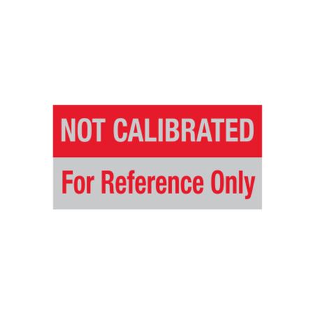 Not Calibrated/For Reference Only - Write-On Decal