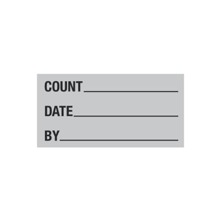 Count Date/By - Write-On Decal