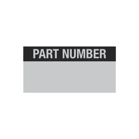 Inventory Decal - Part Number - 1 x 2