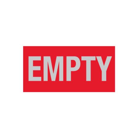 Inventory Decal - Empty - 1 x 2