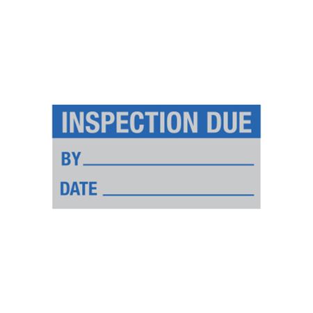 Inspection Due - QC Write-On Decal