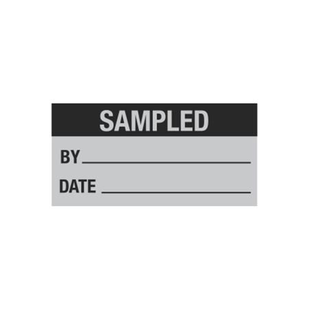 Quality Control Decals - Sampled By/Date - 1 x 2