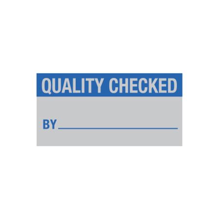 Quality Checked - QC Write-On Decal