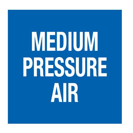 Pipe Markers - 6 inch x 30 feet Roll - Medium Pressure Air