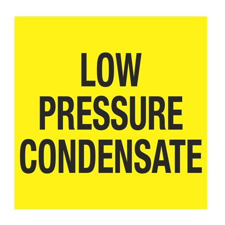 Pipe Markers - 6 inch x 30 feet Roll - Low Pressure Condensate