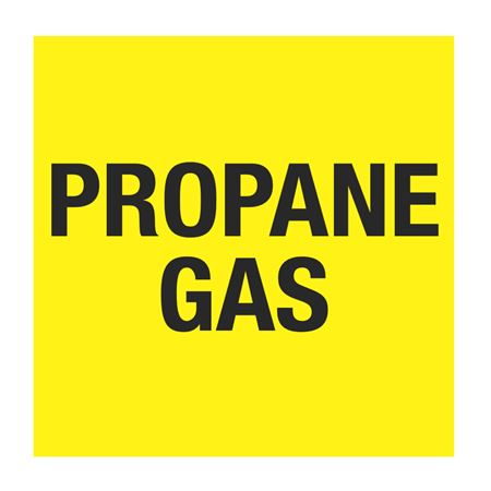 Pipe Markers - 6 inch x 30 feet Roll - Propane Gas