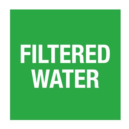 Pipe Markers - 6 inch x 30 feet Roll - Filtered Water