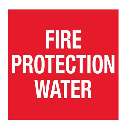 Pipe Markers - 6" x 30' Roll - Fire Protection Water