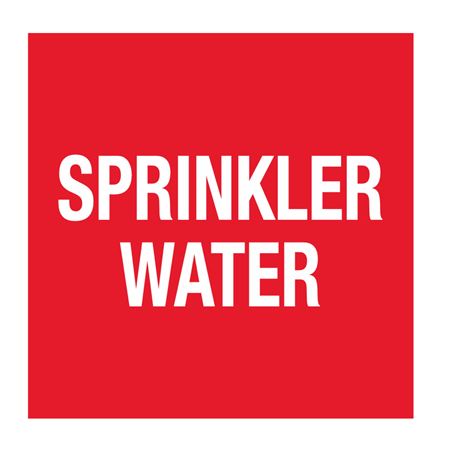 Pipe Markers - 6" x 30' Roll - Sprinkler Water