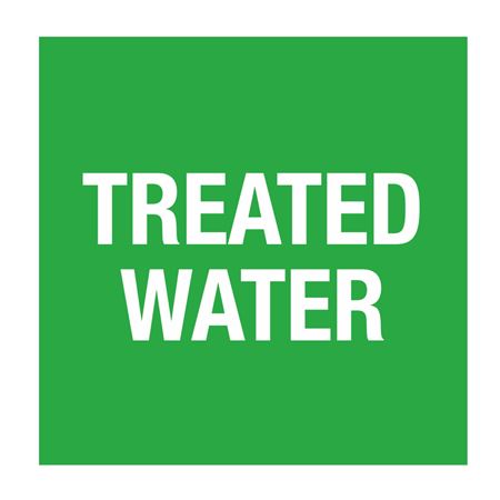 Pipe Markers - 6 inch x 30 feet Roll - Treated Water