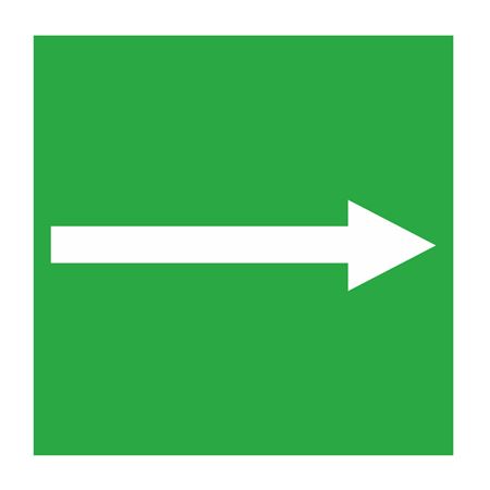 Pipe Markers - 6 inch x 30 feet Roll - Arrow - Green