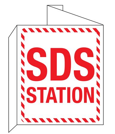 3D SDS Station Wall Sign 8x14
