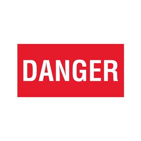 Danger - Vinyl Marker - 6 x 12