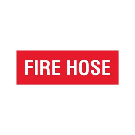 Fire Hose - Vinyl Marker - 4 x 12