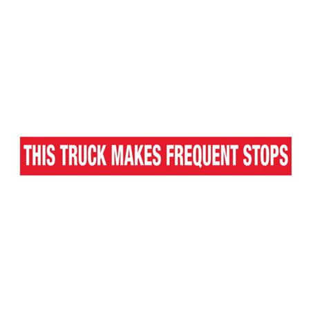 This Truck Makes Frequent Stops Decal