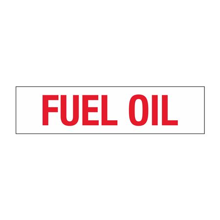 Truck/Tank Decals - Fuel Oil - 4" Letter 6 x 24