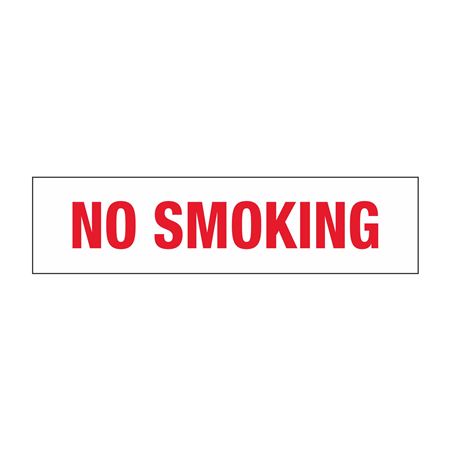 Truck/Tank Decals - No Smoking