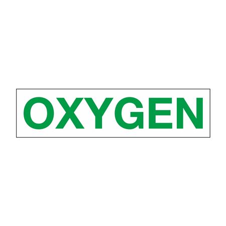 Truck/Tank Decals - Oxygen - 4" Letter 6 x 24