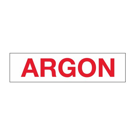 Truck/Tank Decals - Argon- 4" Letter 6 x 24