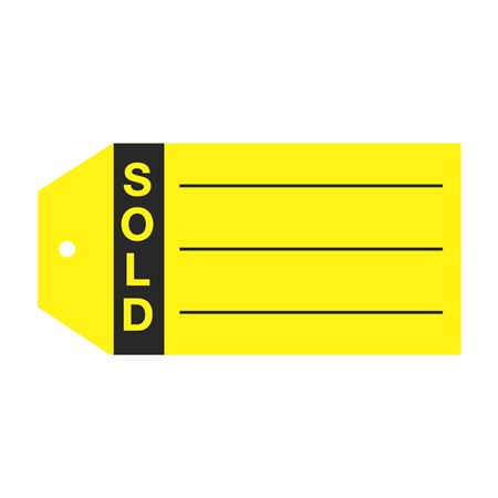 Product Status Tags - Sold