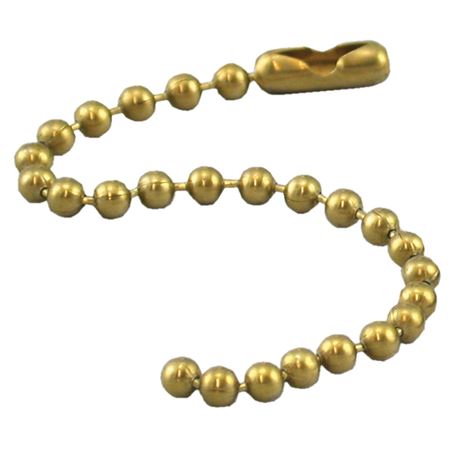 Brass Beaded Chain 4 1/2 inches