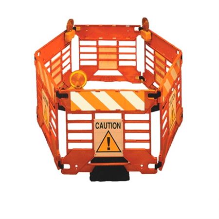 Addguards Safety Fence - 4 Panel Set in Orange