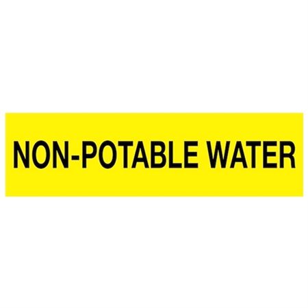 ANSI Pipe Marker - Non-Potable Water - PK/10