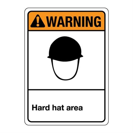 Warning  Hard Hat Area Sign
