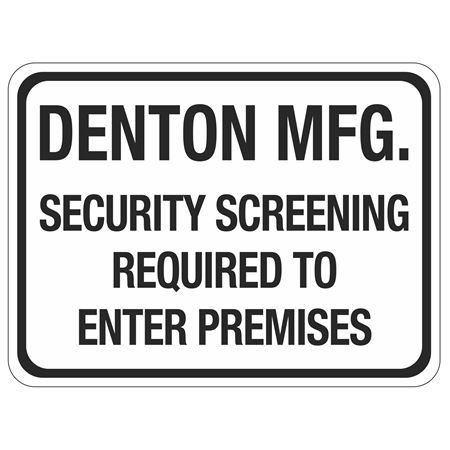 Custom Traffic and Parking Signs - 18" x 24" Horizontal