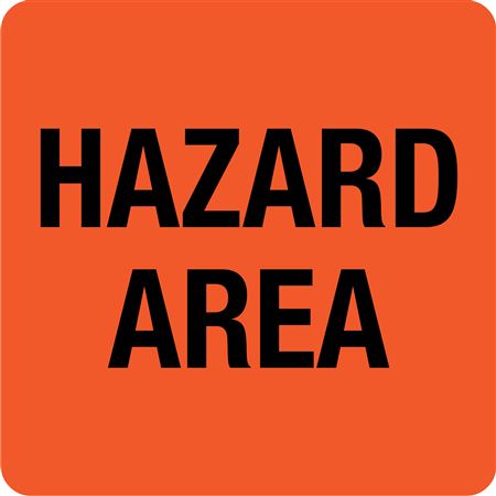 Hazard Area - Magnetic A-Frame Sign