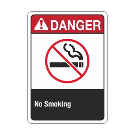 Danger No Smoking Sign