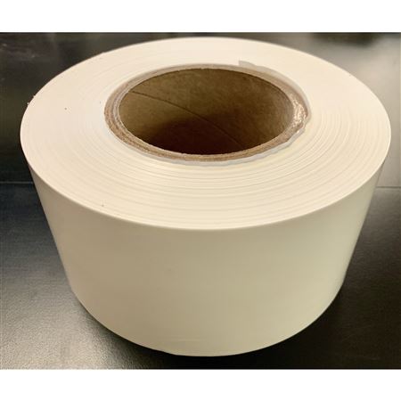 Blank Barricade Tape - White 500 ft. Roll