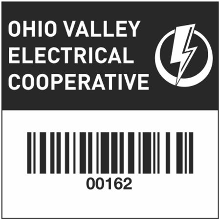 Barcoded Code 128 Parking Permits 2 3/4 x 2 3/4