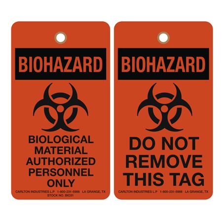 Biohazard Bio Material Authorized Personnel Only