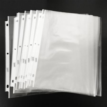 SDS Binder and Accessories - 20 Sheet Protectors 8.5 x 11